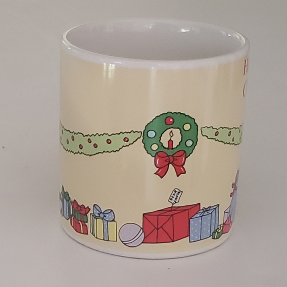 Russ "Have A Jolly Christmas" Santa, Tree and Elf Holiday Coffee or Tea Mug - Picture 3 of 10